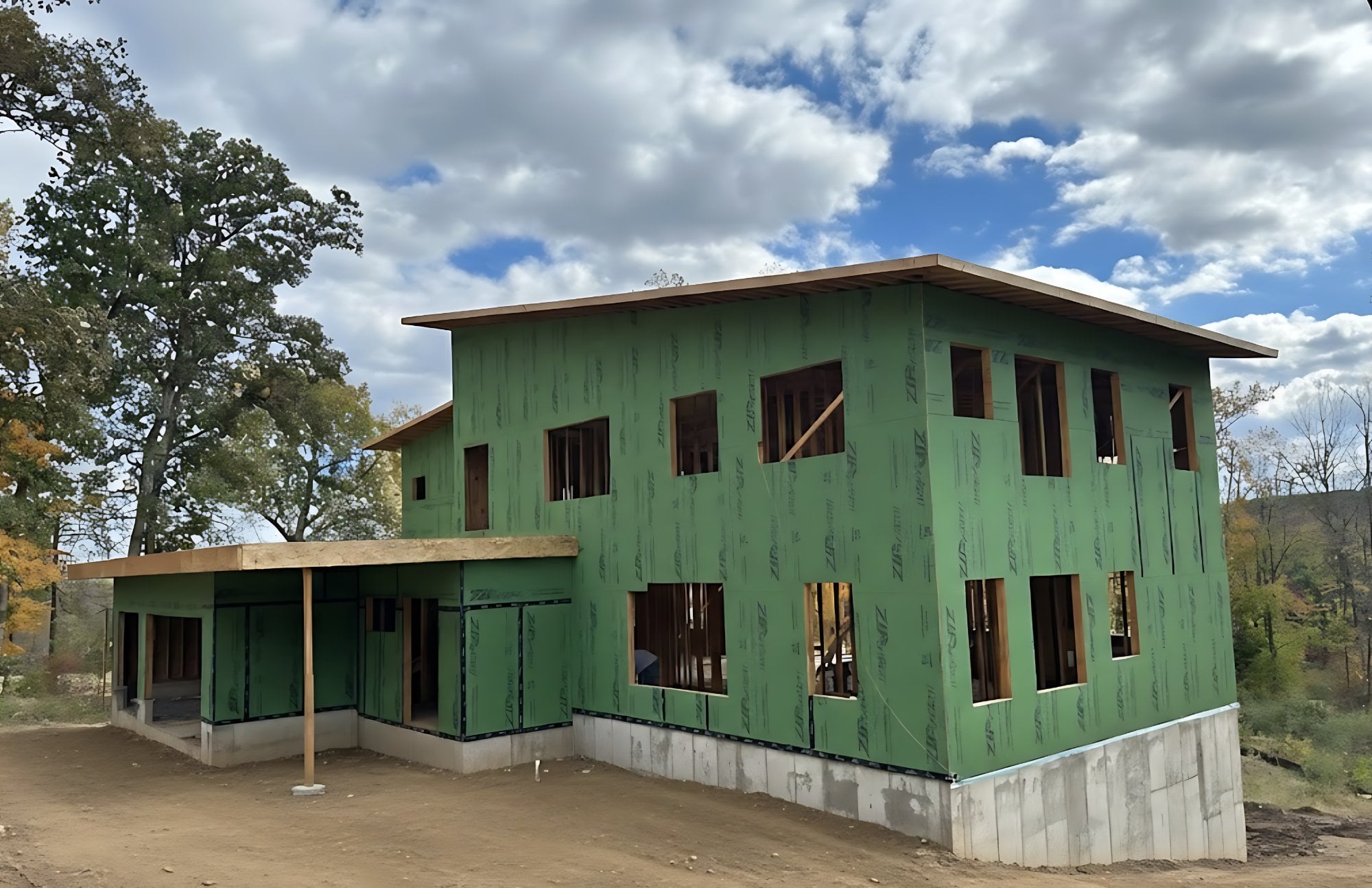 7 Twin Brooks Court under construction